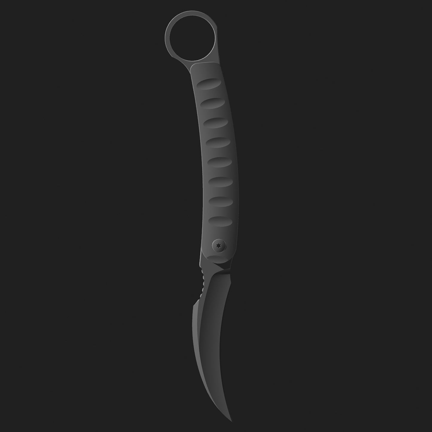“Scorp-X”(MK-21) Tiguass Design M390 M390 Blade Titanium Alloy Handle With Tail Ring