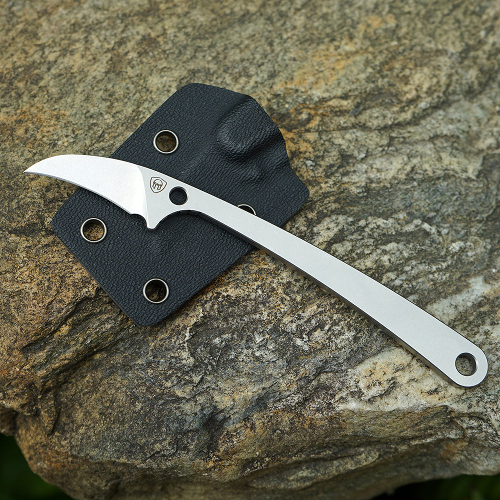 MK-17 14C28N/M390 Steel Mini Claw Knife Stone Washing/DLC