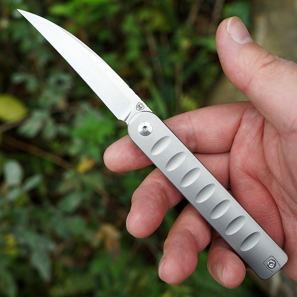 Pipefish MK-16(SW) M390 Blade Tiguass Design Front Opening Stone Washing
