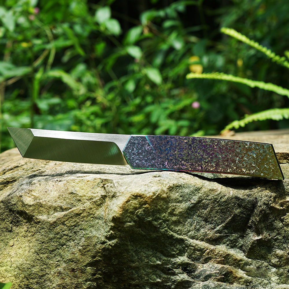 Mocenary MK-05(C) Original No-Screw M390 Blade Folding Pocket Knife Outdoor Camping Gear Mortise-Tenon Quick-Release EDC