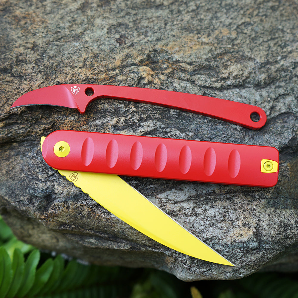 Pipefish(Mk-16(Rs) M390 Blade Special Edition Cerakote Ceramic Coating,Only 6 In Quantity