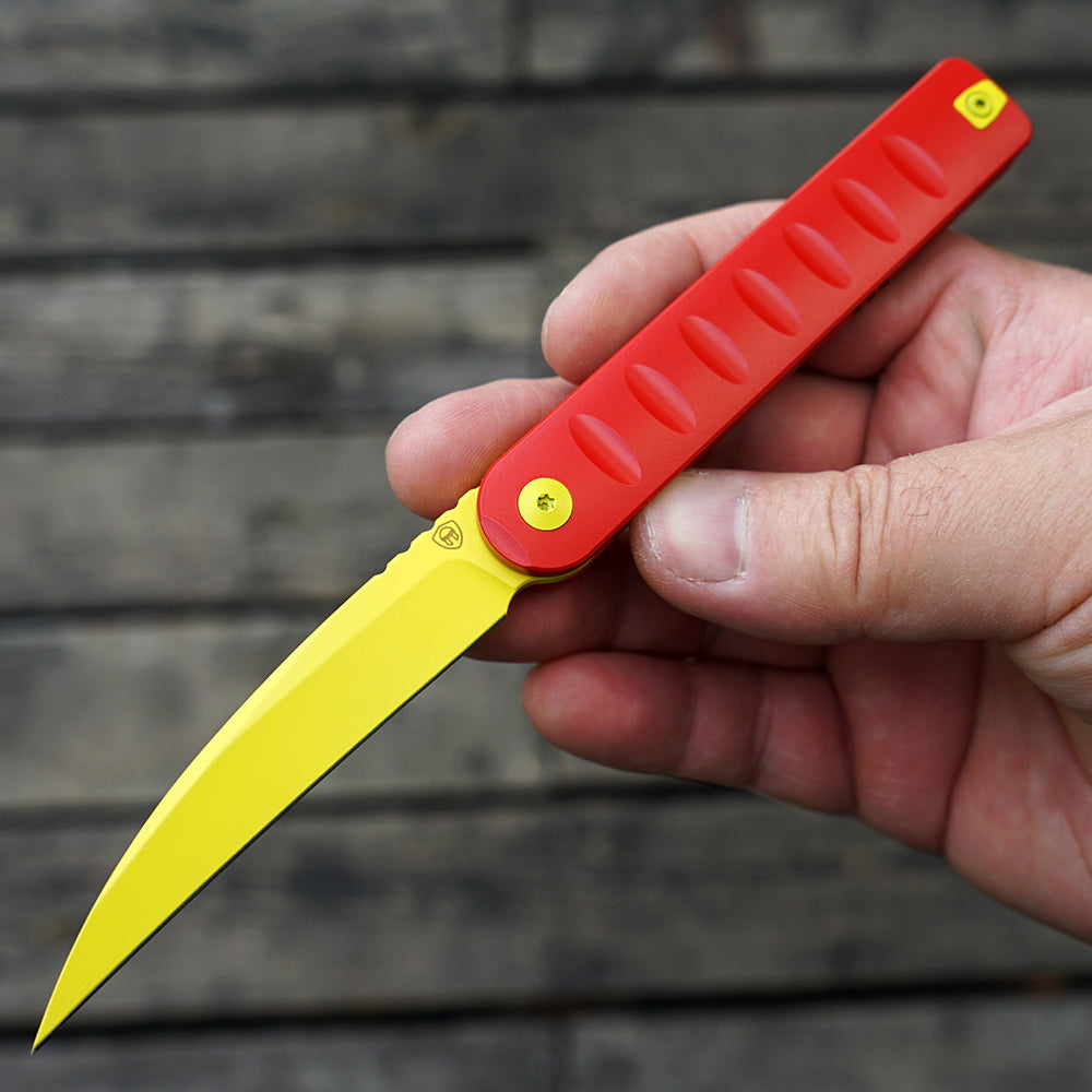 Pipefish(Mk-16(Rs) M390 Blade Special Edition Cerakote Ceramic Coating,Only 6 In Quantity