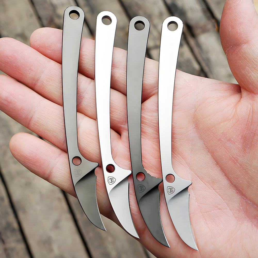 MK-17 14C28N/M390 Steel Mini Claw Knife Stone Washing/DLC