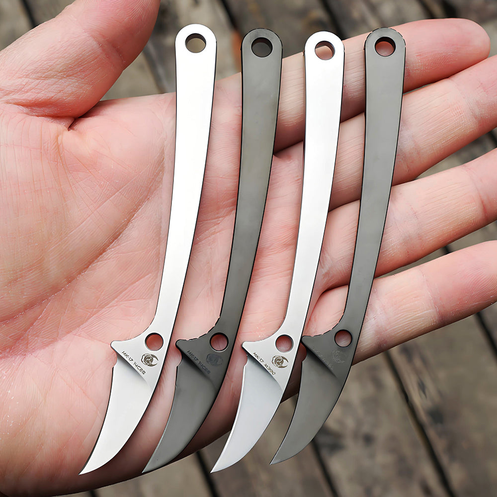 MK-17 14C28N/M390 Steel Mini Claw Knife Stone Washing/DLC