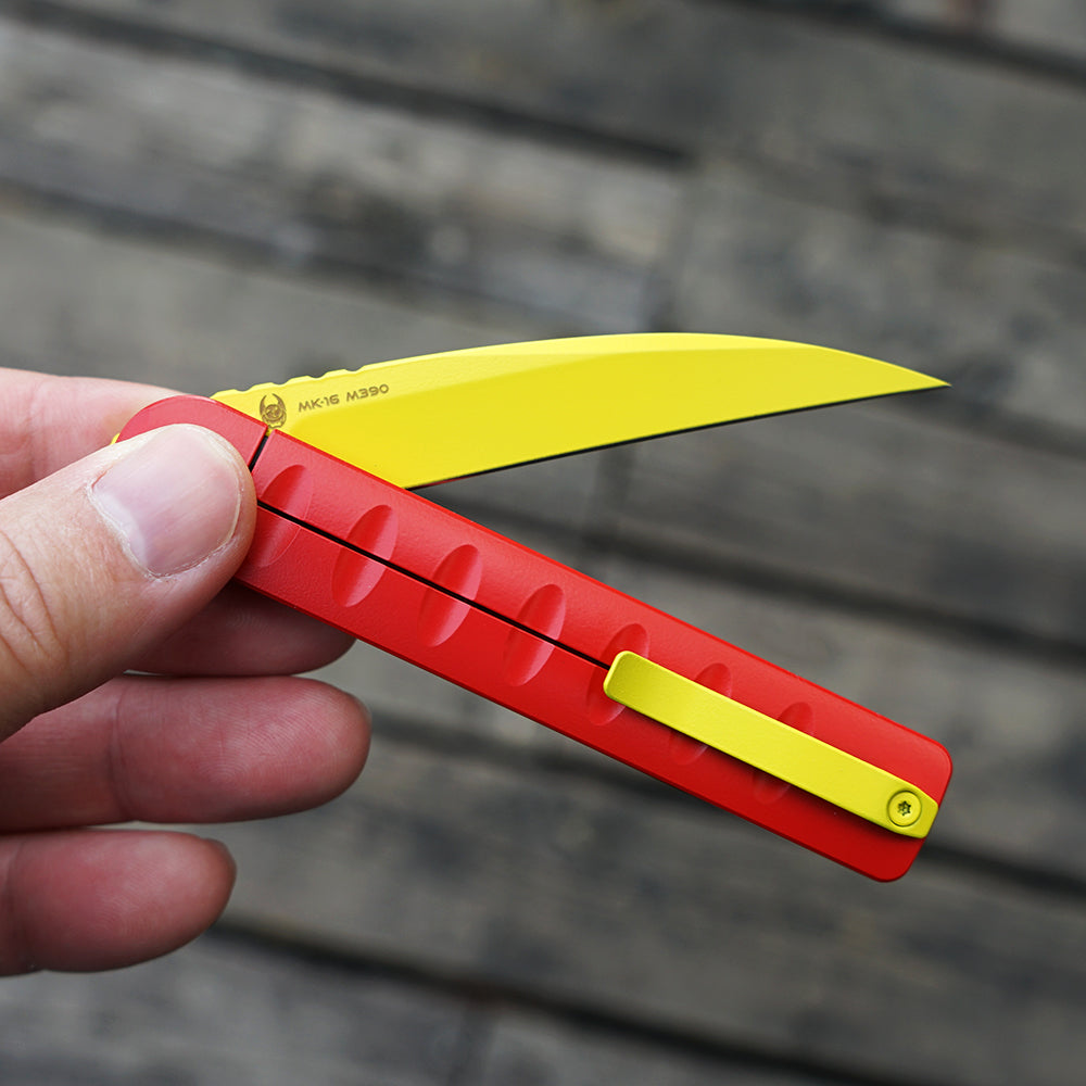 Pipefish(Mk-16(Rs) M390 Blade Special Edition Cerakote Ceramic Coating,Only 6 In Quantity