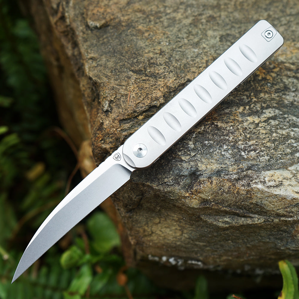 Pipefish MK-16(SW) M390 Blade Tiguass Design Front Opening Stone Washing
