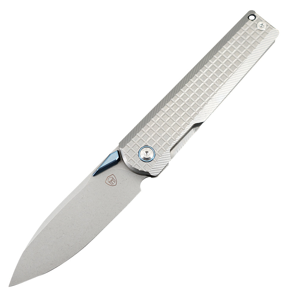 Mocenary Knives M390 Steel Pocket Folding Knife Camping Knives Outdoor Survival Tools EDC Knife Titanium MK-09(GP) A