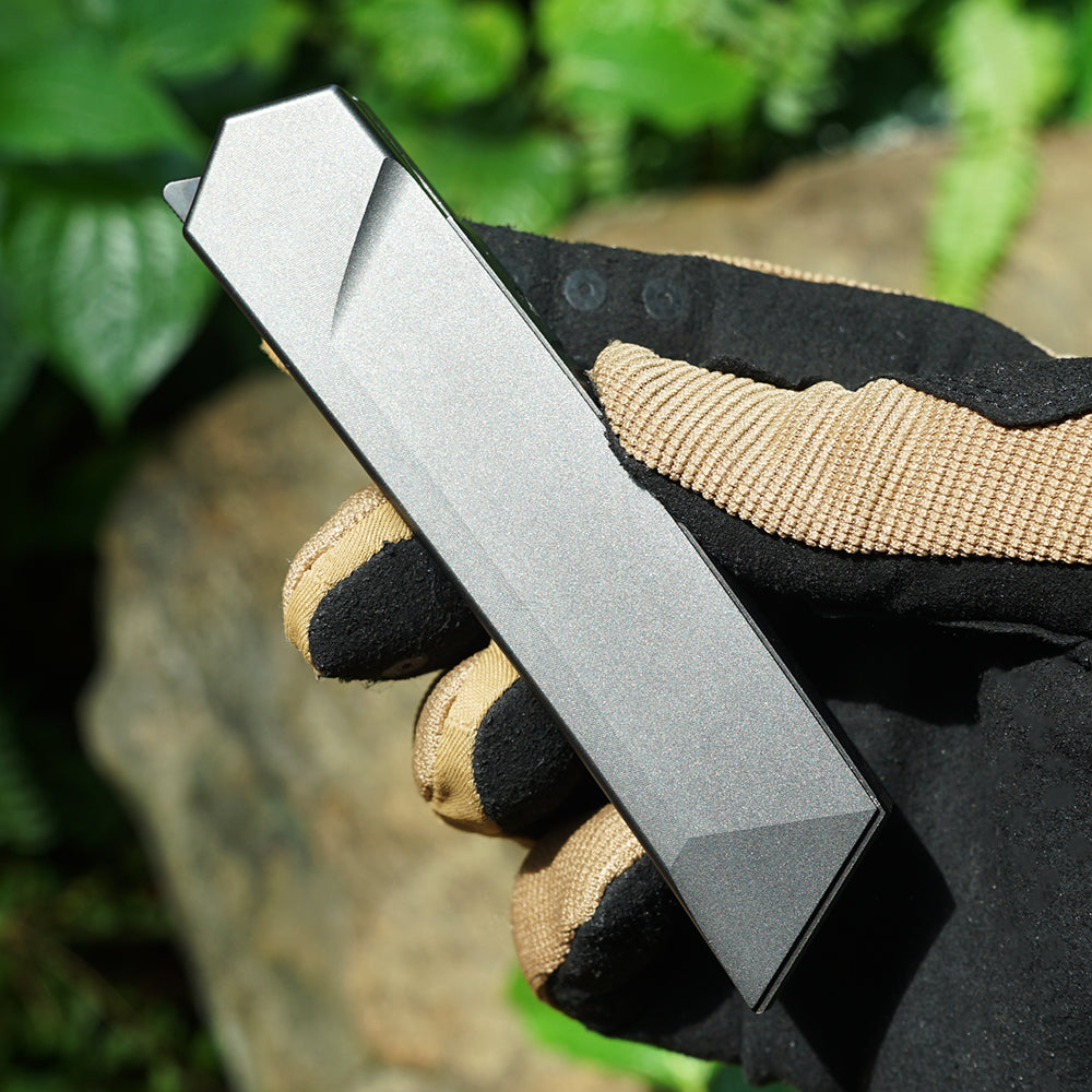 Mocenary MK-05(B) DLC Original No-Screw M390 Steel Folding Pocket Knife Outdoor Camping Gear Mortise-Tenon Quick-Release EDC
