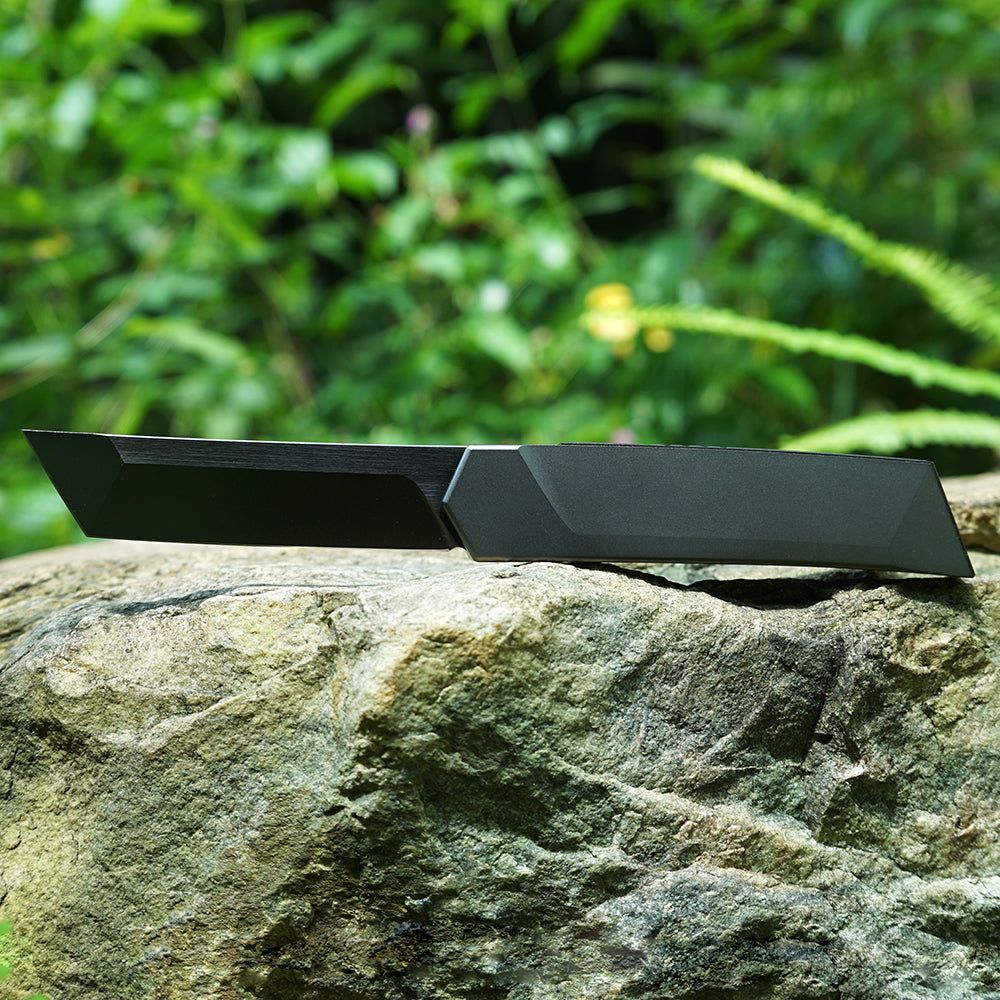 Mocenary MK-05(B) DLC Original No-Screw M390 Steel Folding Pocket Knife Outdoor Camping Gear Mortise-Tenon Quick-Release EDC