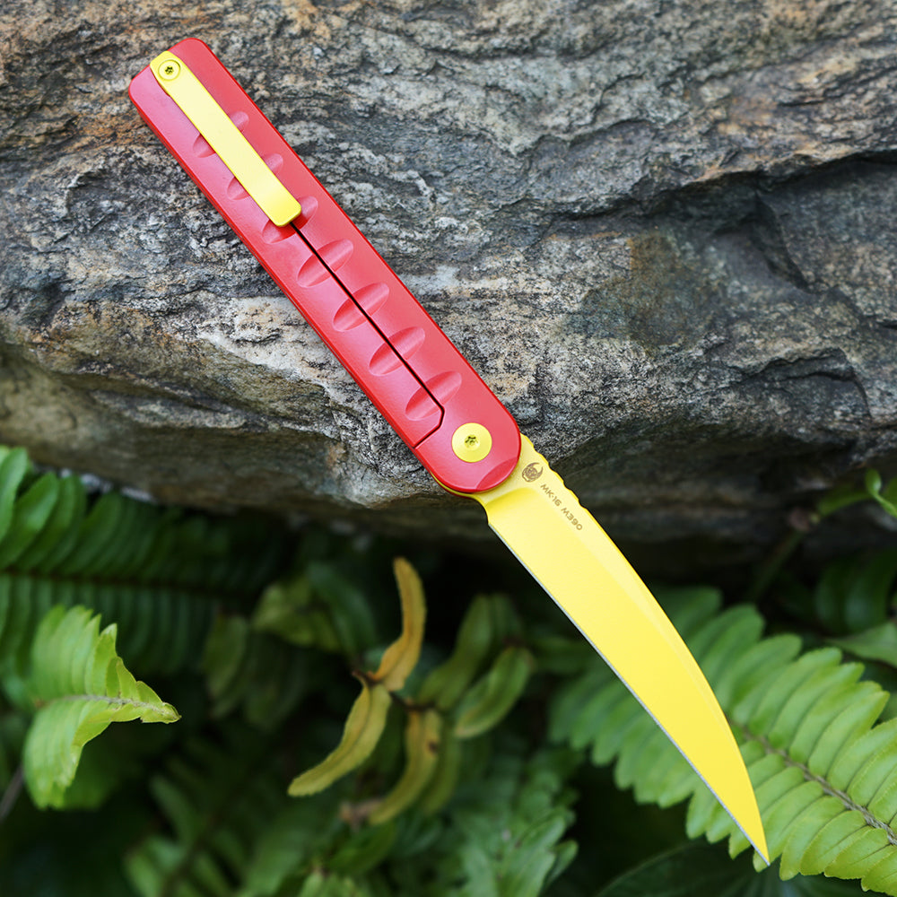 Pipefish(Mk-16(Rs) M390 Blade Special Edition Cerakote Ceramic Coating,Only 6 In Quantity