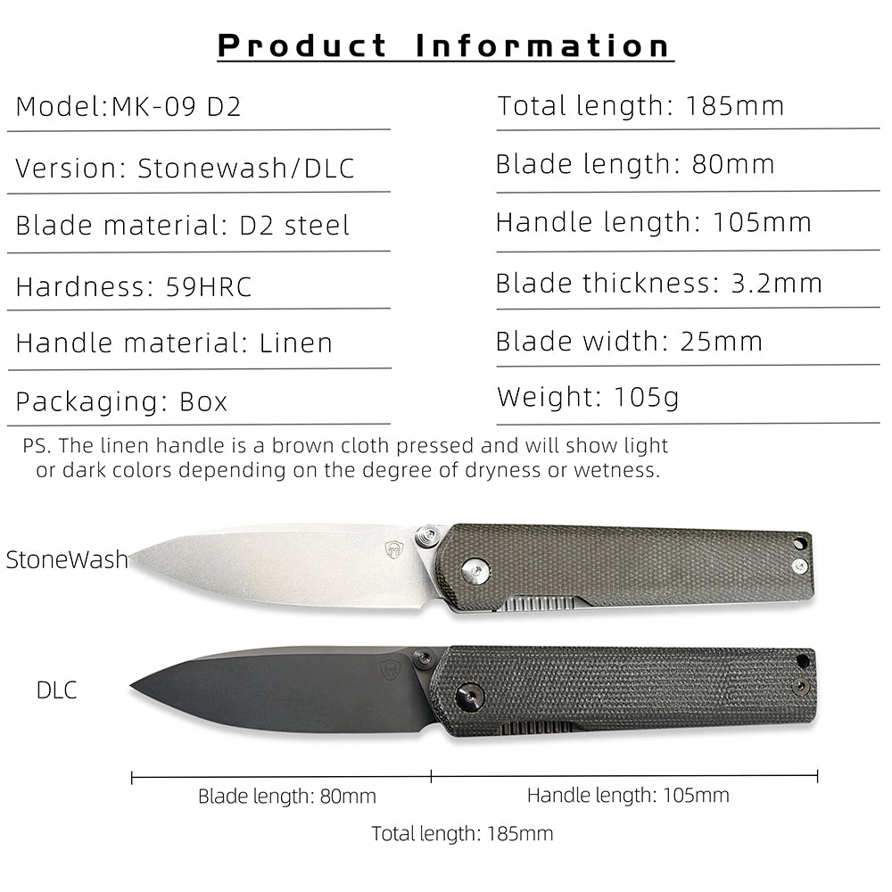 MK-09 D2 StoneWash/DLC Delivery in March 2025