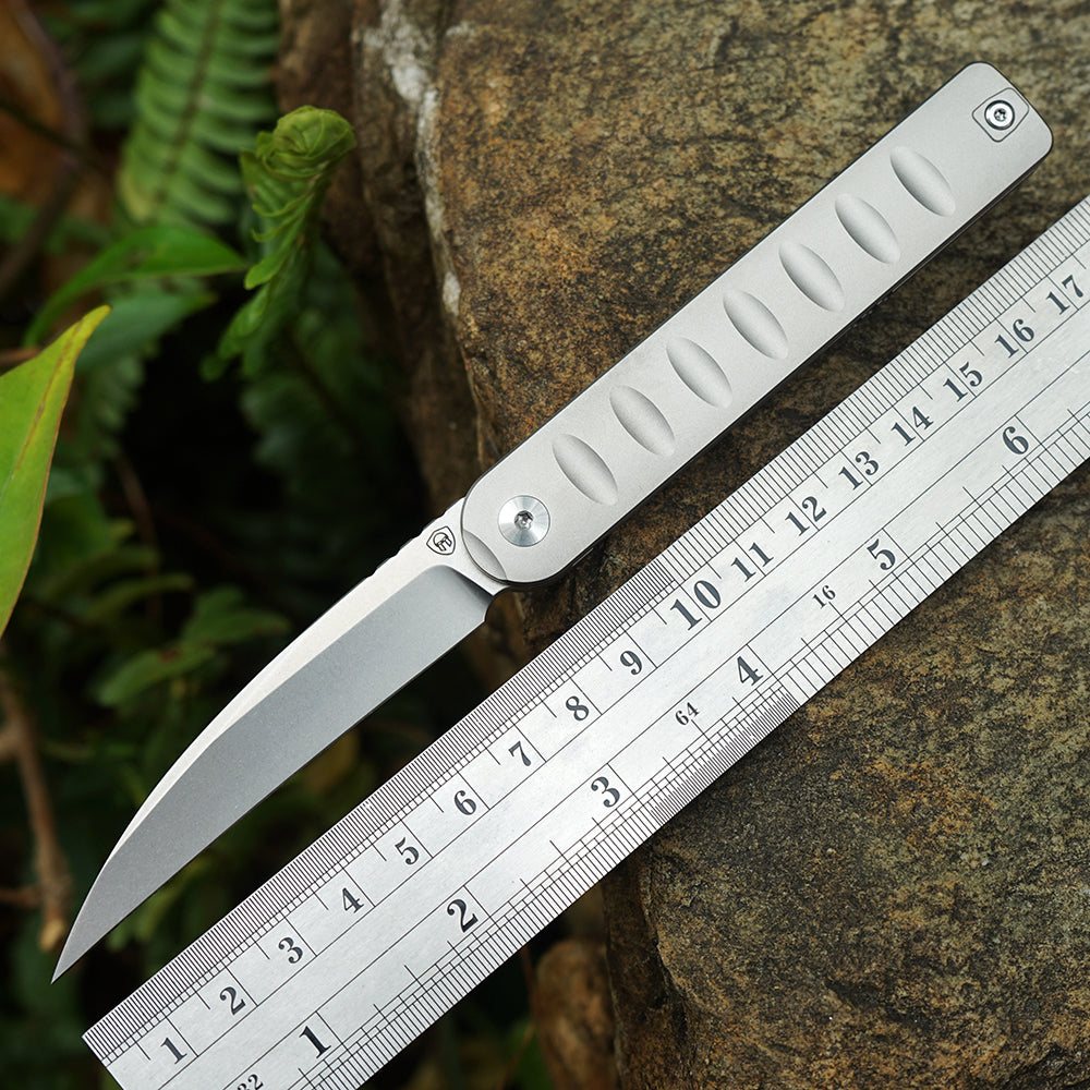 Pipefish MK-16(SW) M390 Blade Tiguass Design Front Opening Stone Washing
