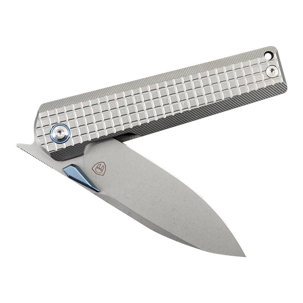 Mocenary Knives M390 Steel Pocket Folding Knife Camping Knives Outdoor Survival Tools EDC Knife Titanium MK-09(GP) A