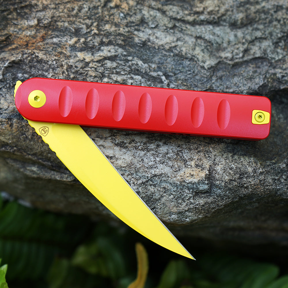 Pipefish(Mk-16(Rs) M390 Blade Special Edition Cerakote Ceramic Coating,Only 6 In Quantity