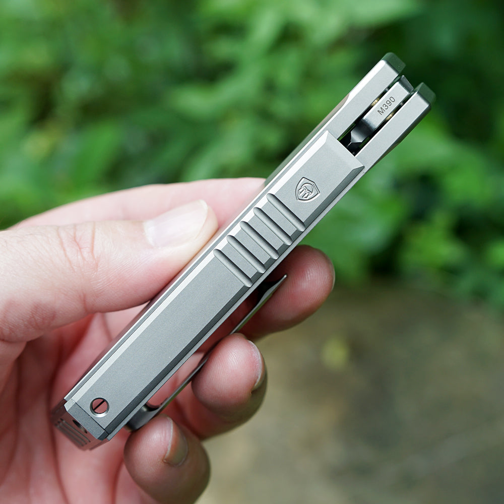 Mocenary MK-05(A) Original No-Screw M390 Blade Folding Knife Pocket Knife Mortise-and-Tenon Joints Quick Disassembly And Assembly EDC