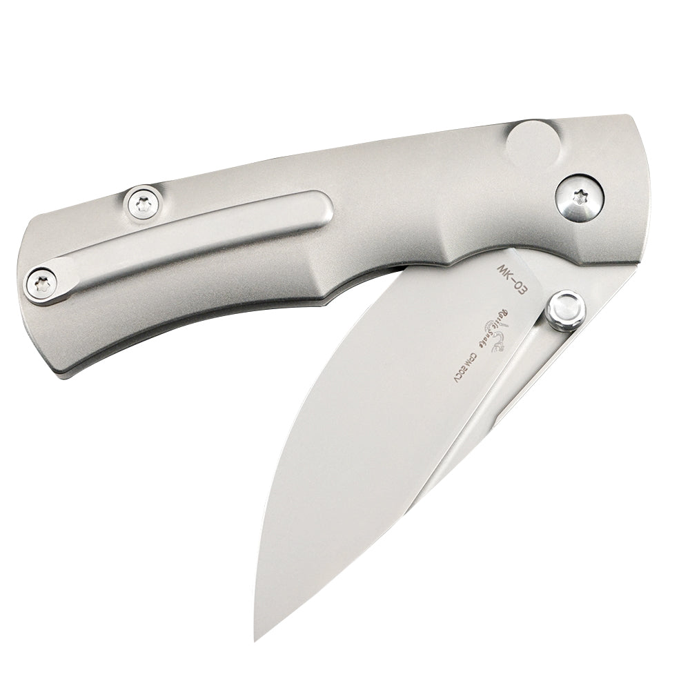 MK-03 20CV Titanium Button Lock