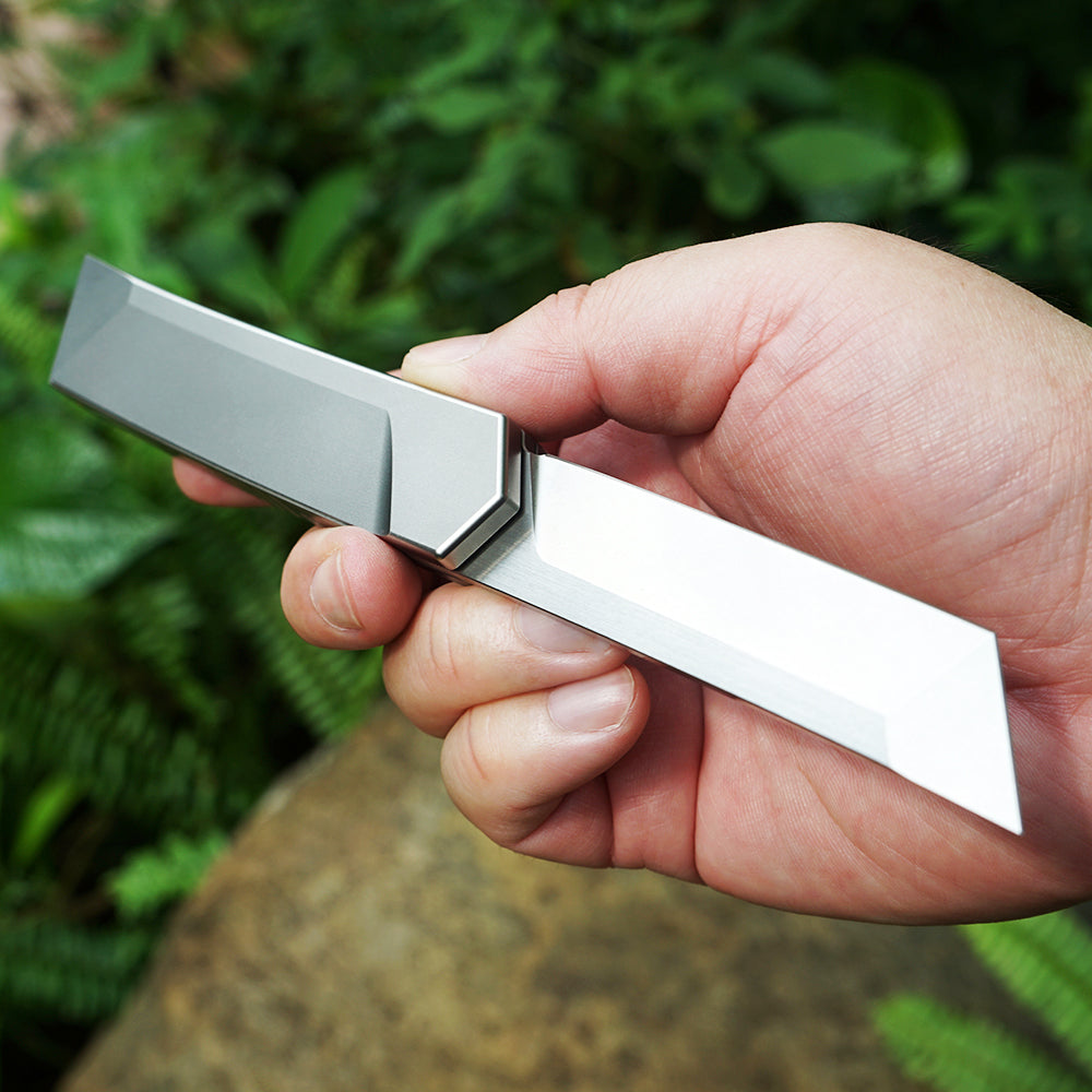 Mocenary MK-05(A) Original No-Screw M390 Blade Folding Knife Pocket Knife Mortise-and-Tenon Joints Quick Disassembly And Assembly EDC