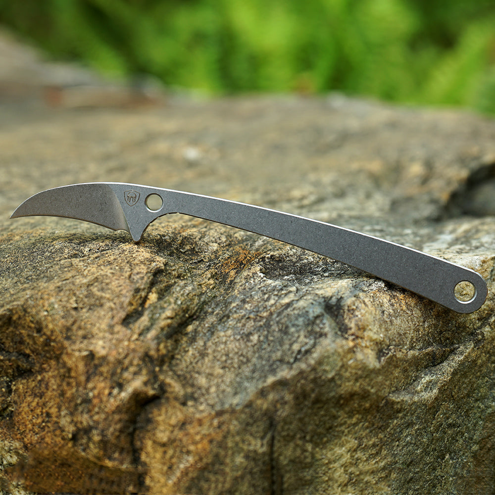 MK-17 14C28N/M390 Steel Mini Claw Knife Stone Washing/DLC