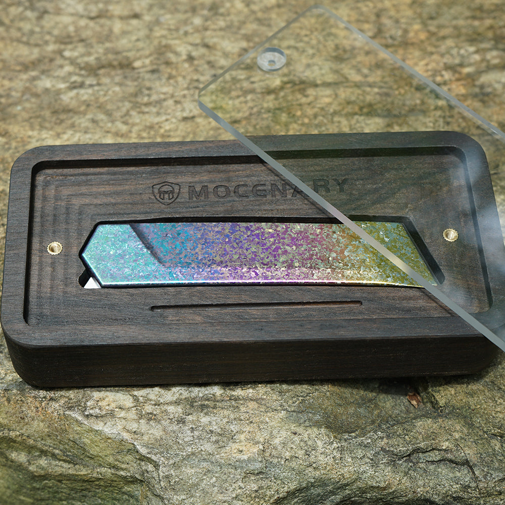 Mocenary MK-05(C) Original No-Screw M390 Blade Folding Pocket Knife Outdoor Camping Gear Mortise-Tenon Quick-Release EDC