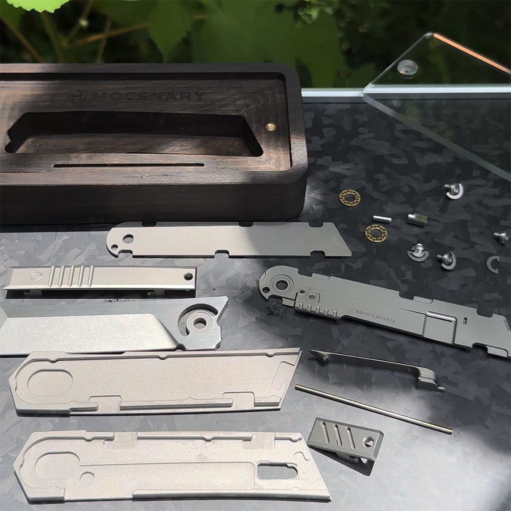 Mocenary MK-05(A) Original No-Screw M390 Blade Folding Knife Pocket Knife Mortise-and-Tenon Joints Quick Disassembly And Assembly EDC