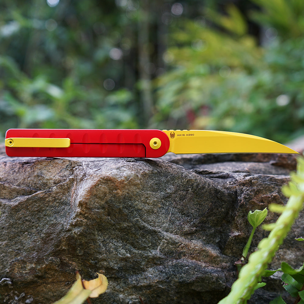 Pipefish(Mk-16(Rs) M390 Blade Special Edition Cerakote Ceramic Coating,Only 6 In Quantity