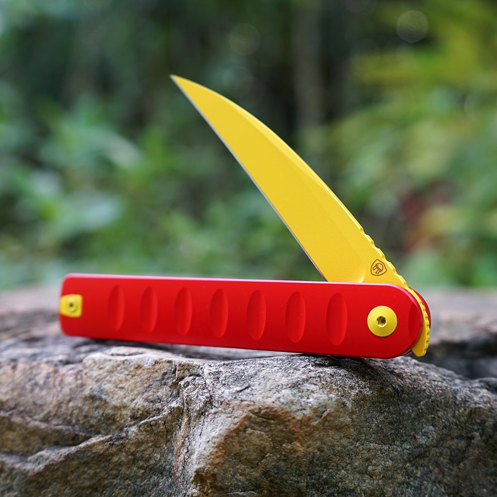 Pipefish(Mk-16(Rs) M390 Blade Special Edition Cerakote Ceramic Coating,Only 6 In Quantity