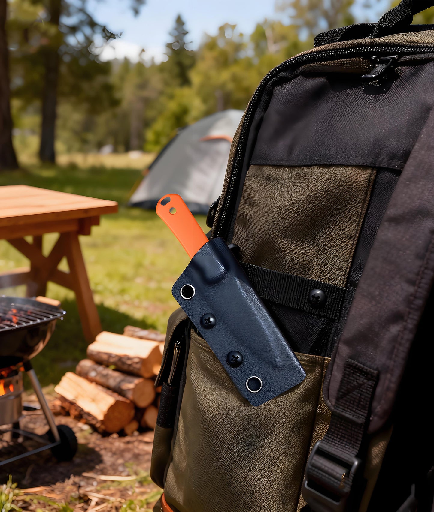 MK-31 Original M390 Fixed Blade Knife - Mini EDC Outdoor Utility Knife (Ships in 2 Months)