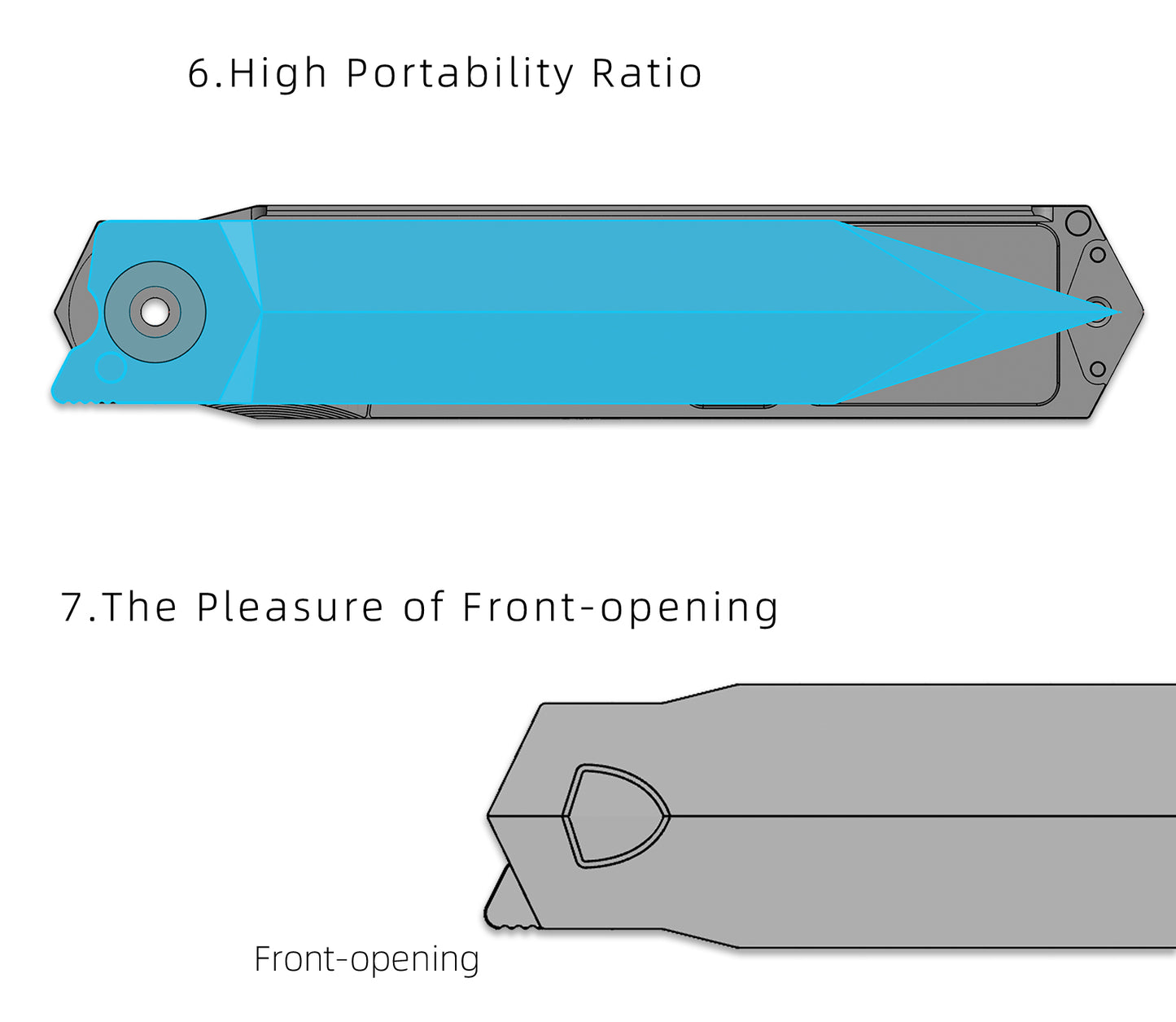 PALADIN | Designed by Tiguass, M390 Steel, Single-Edge Sword Profile Folding Knife