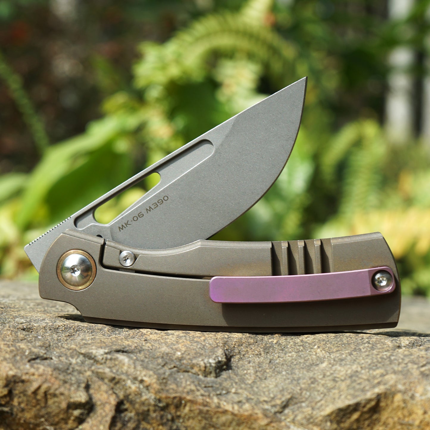 Mocenary MK-06(AZ) M390 Steel Blade,Professional EDC Folding Knife, Camping & Survival Tools Multiple opening Quick Open, Portable Pocket Knife