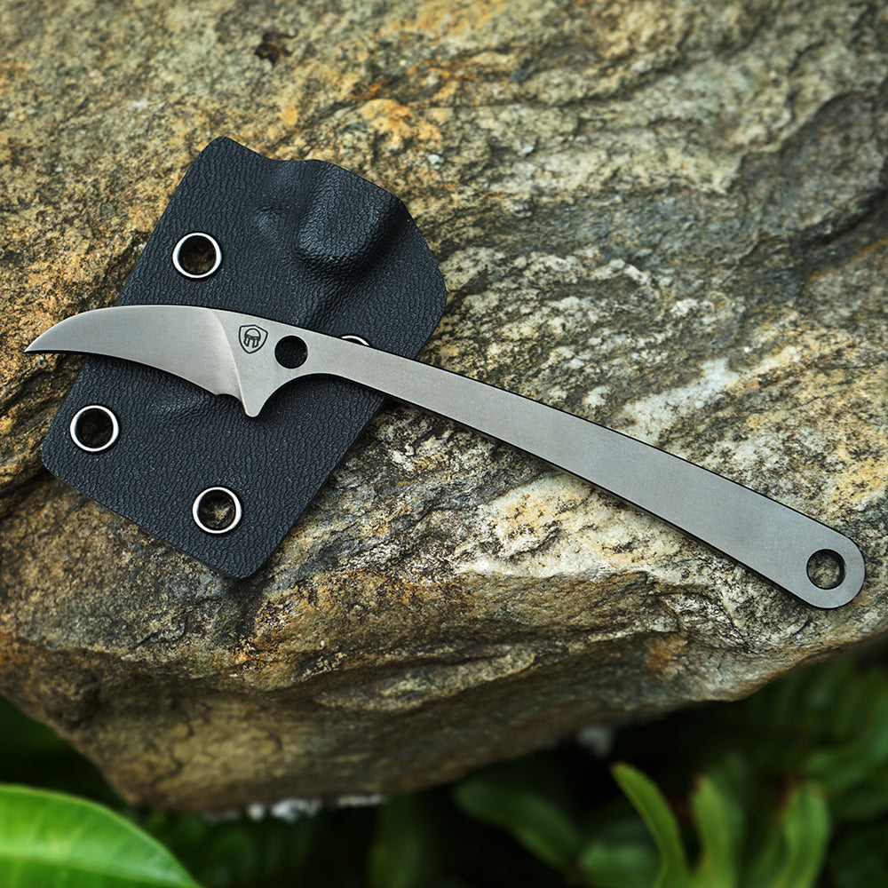 MK-17 14C28N/M390 Steel Mini Claw Knife Stone Washing/DLC