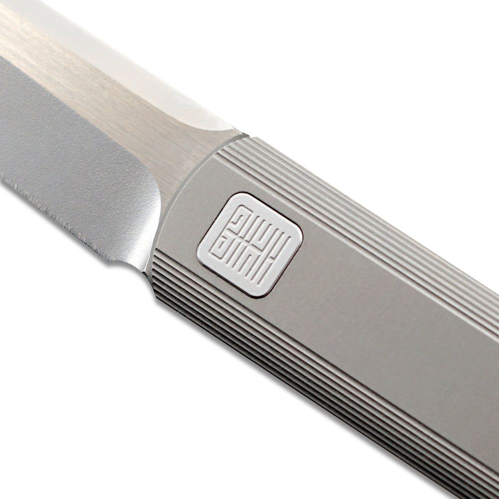 “墨”(MK-28) Tiguass Design M390 Blade Semi-Integrated Titanium Alloy Handle TiN/DLC Shipped In October 2025