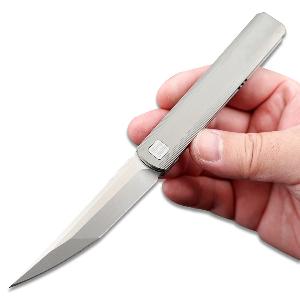 “墨”(MK-28) Tiguass Design M390 Blade Semi-Integrated Titanium Alloy Handle TiN/DLC Shipped In October 2025