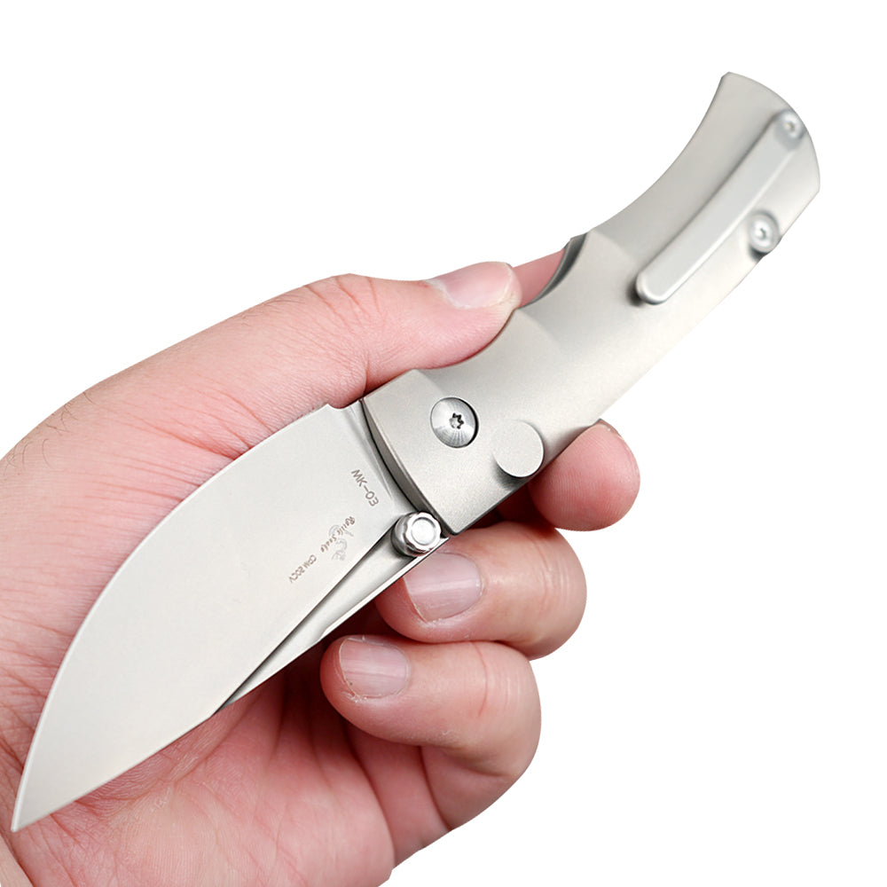 MK-03 20CV Titanium Button Lock