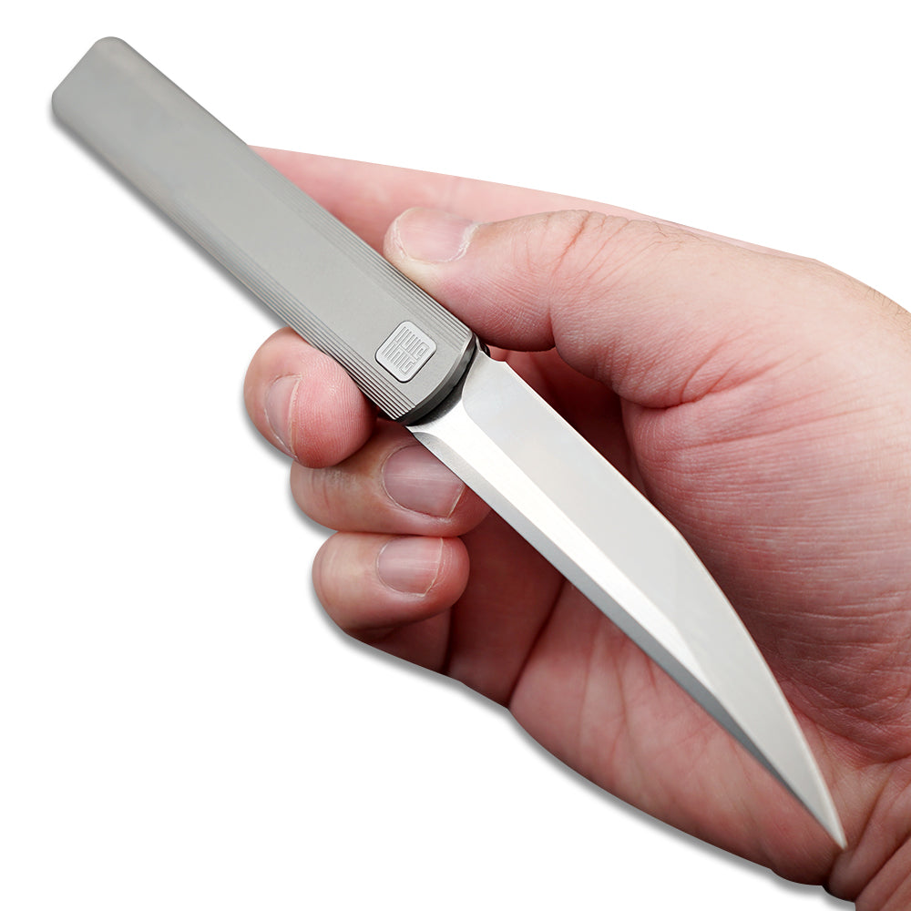 “墨”(MK-28) Tiguass Design M390 Blade Semi-Integrated Titanium Alloy Handle TiN/DLC Shipped In October 2025