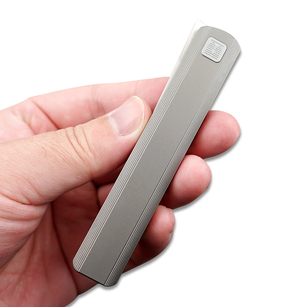“墨”(MK-28) Tiguass Design M390 Blade Semi-Integrated Titanium Alloy Handle TiN/DLC Shipped In October 2025