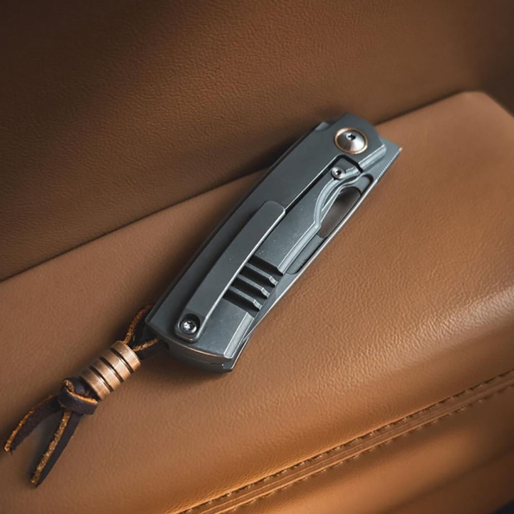 MK-06 M390 Steel Semi-One-Piece Titanium Handle Shipped In August