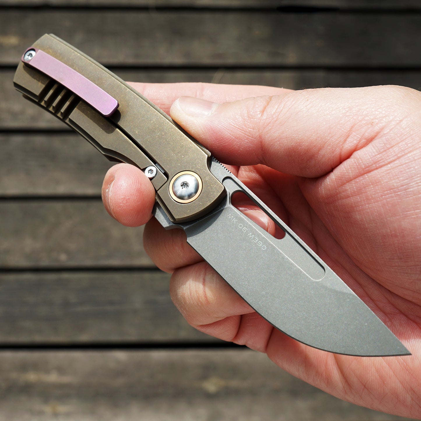 Mocenary MK-06(AZ) M390 Steel Blade,Professional EDC Folding Knife, Camping & Survival Tools Multiple opening Quick Open, Portable Pocket Knife