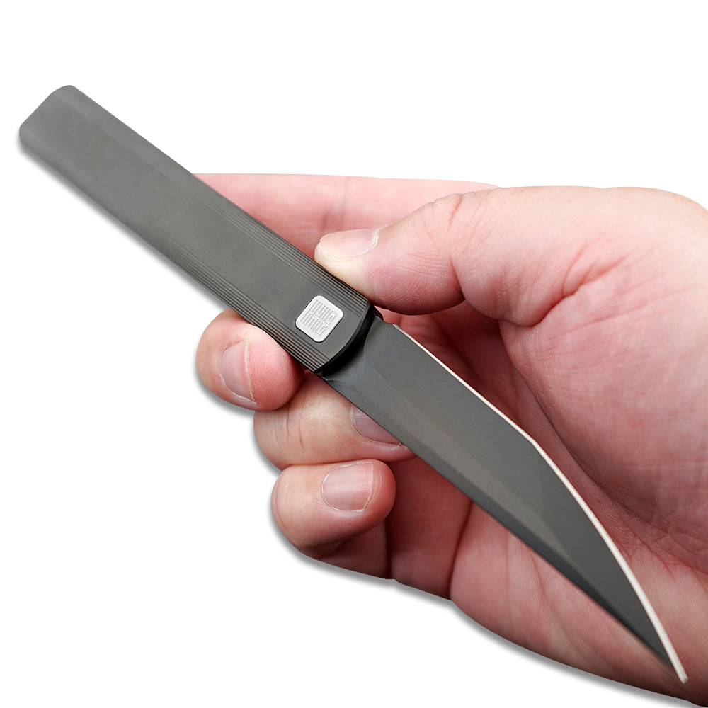 “墨”(MK-28) Tiguass Design M390 Blade Semi-Integrated Titanium Alloy Handle TiN/DLC Shipped In October 2025