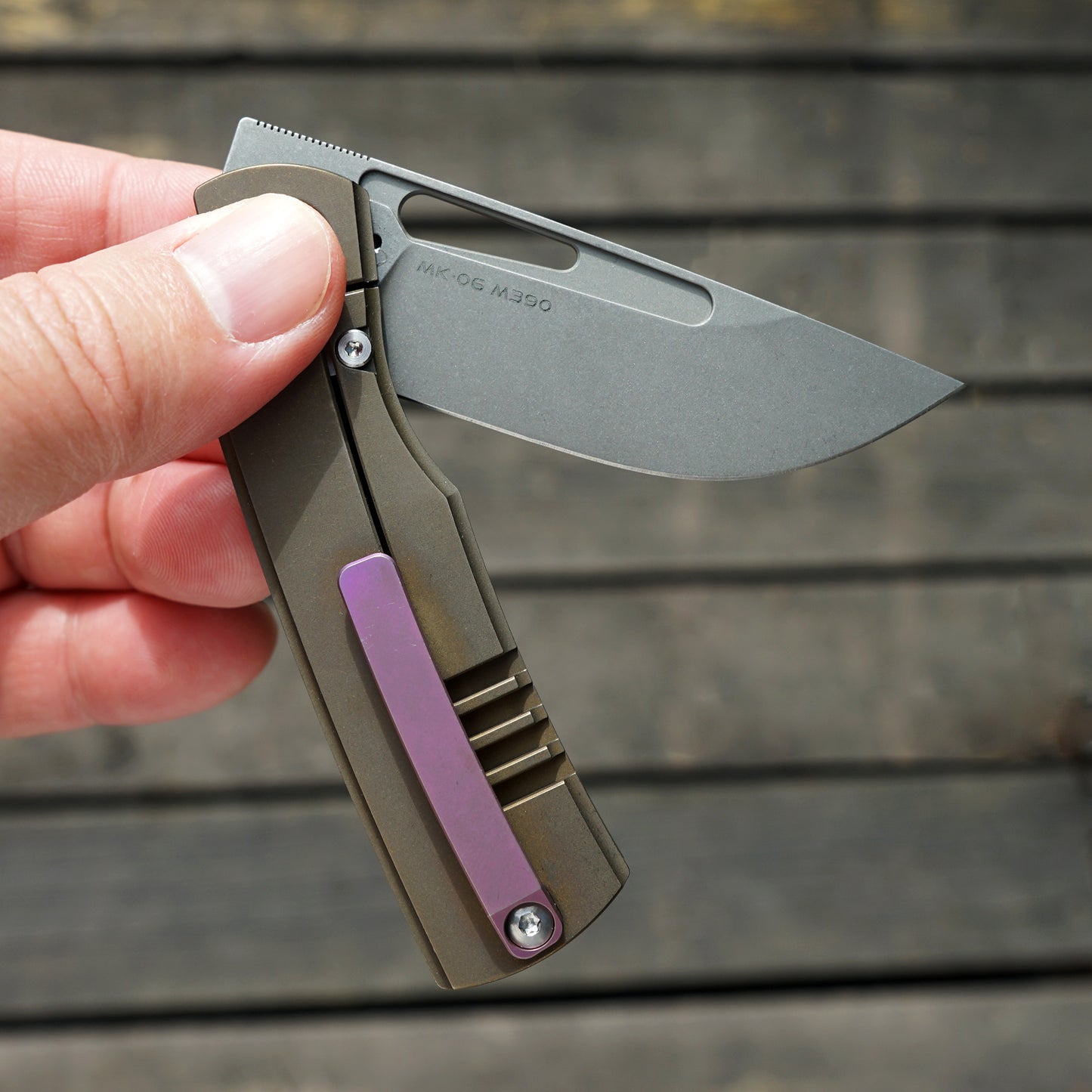 Mocenary MK-06(AZ) M390 Steel Blade,Professional EDC Folding Knife, Camping & Survival Tools Multiple opening Quick Open, Portable Pocket Knife