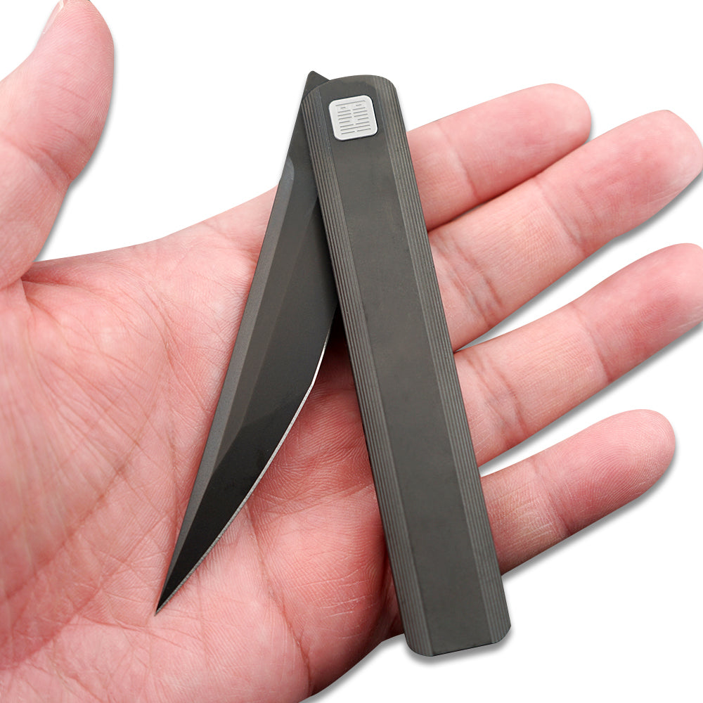 “墨”(MK-28) Tiguass Design M390 Blade Semi-Integrated Titanium Alloy Handle TiN/DLC Shipped In October 2025