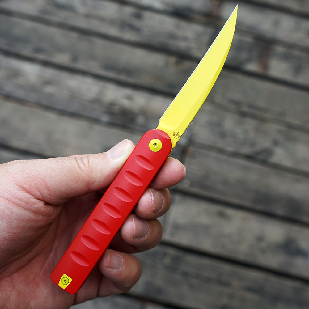 Pipefish(Mk-16(Rs) M390 Blade Special Edition Cerakote Ceramic Coating,Only 6 In Quantity