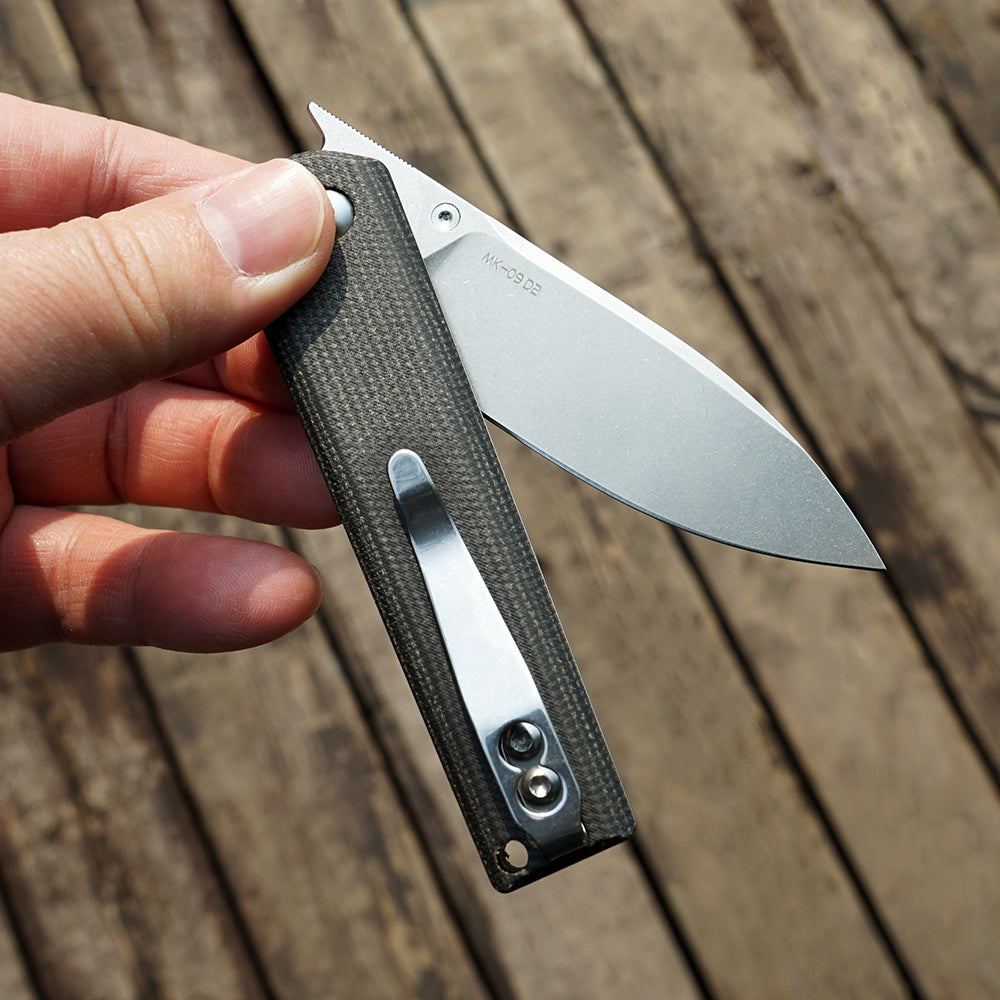 MK-09 D2(SW)  D2 Steel  Front Open Stone Wash