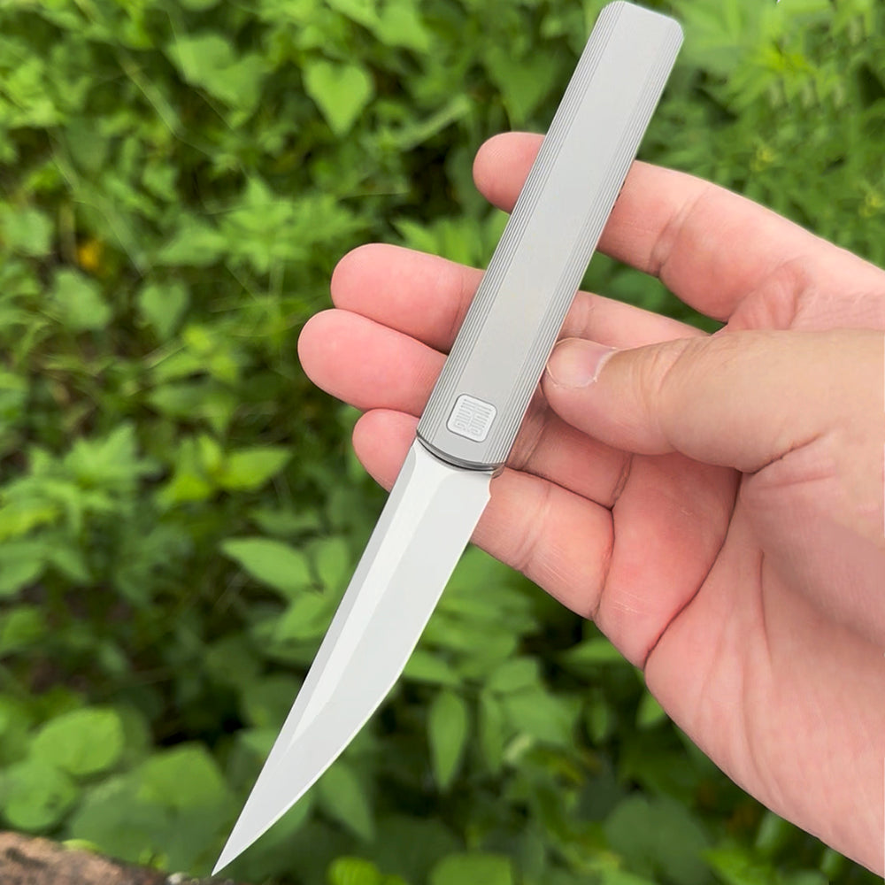 “墨”(MK-28) Tiguass Design M390 Blade Semi-Integrated Titanium Alloy Handle TiN/DLC Shipped In October 2025