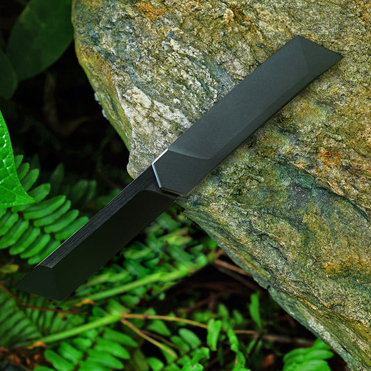 Mocenary MK-05(B) DLC Original No-Screw M390 Steel Folding Pocket Knife Outdoor Camping Gear Mortise-Tenon Quick-Release EDC