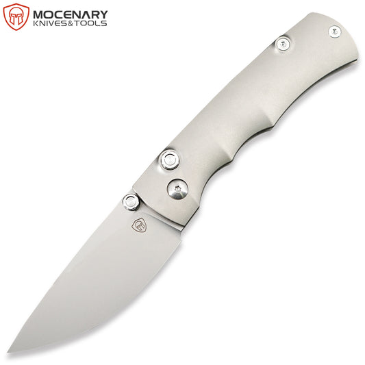 Mocenary Knives Original CPM 20CV Blade Folding Knife Pocket Knife Tactical Knife Camping Knives Outdoor Tool TC4 Titanium EDC MK-03