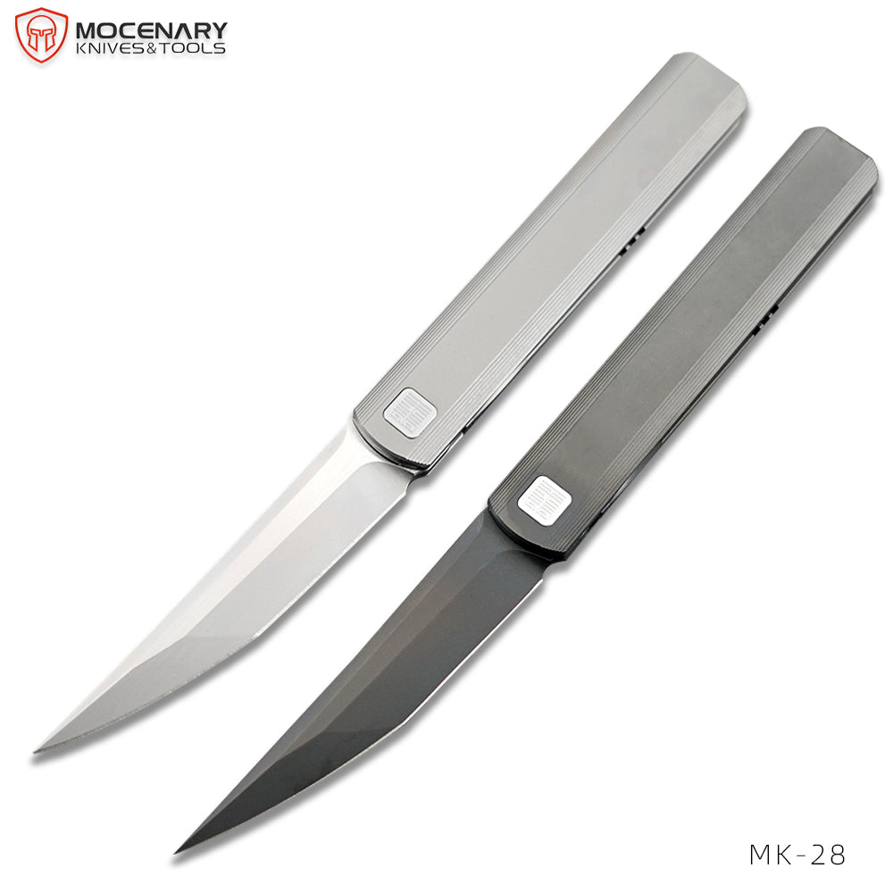 “墨”(MK-28) Tiguass Design M390 Blade Semi-Integrated Titanium Alloy Handle TiN/DLC Shipped In October 2025