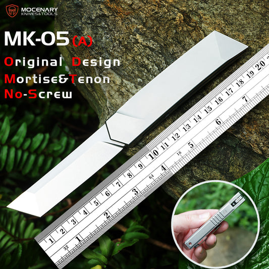 Mocenary MK-05(A)  Original No-Screw M390 Blade Folding Knife Pocket Knife Mortise-and-Tenon Joints Quick Disassembly And Assembly EDC