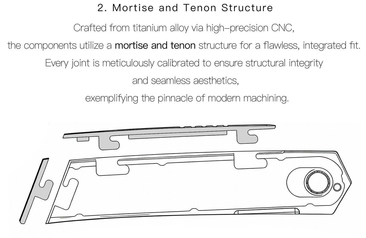 LuBan 2.0｜Limited Edition M398 Screwless Folder – Mortise & Tenon Architecture（Ships in 5 Months）