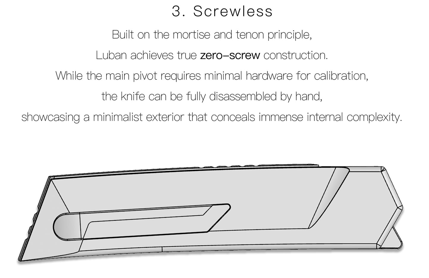 LuBan 2.0｜Limited Edition M398 Screwless Folder – Mortise & Tenon Architecture（Ships in 5 Months）