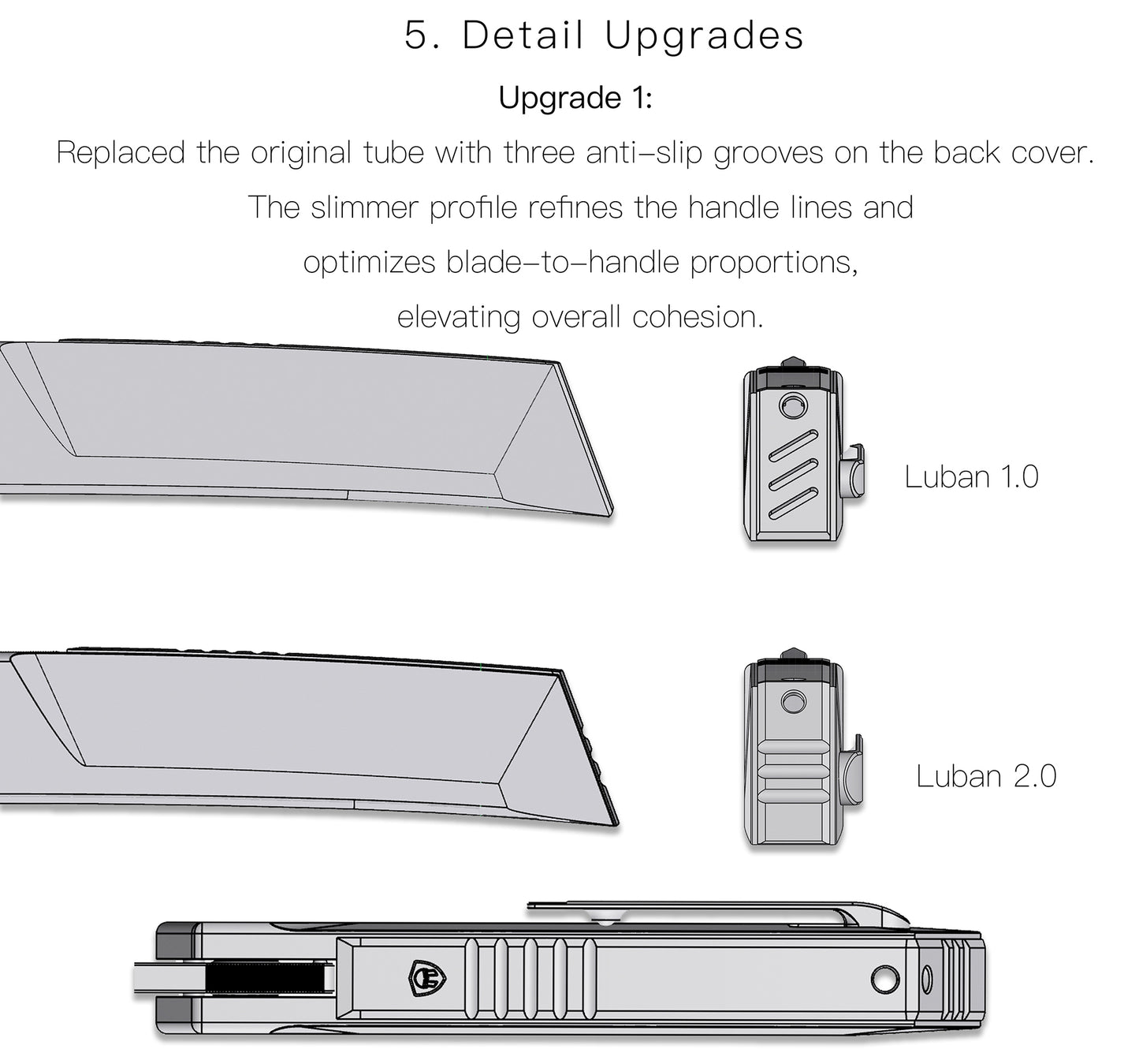 LuBan 2.0｜Limited Edition M398 Screwless Folder – Mortise & Tenon Architecture（Ships in 5 Months）